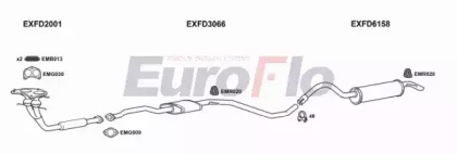 Система выпуска ОГ EuroFlo FDESC18D 3004A